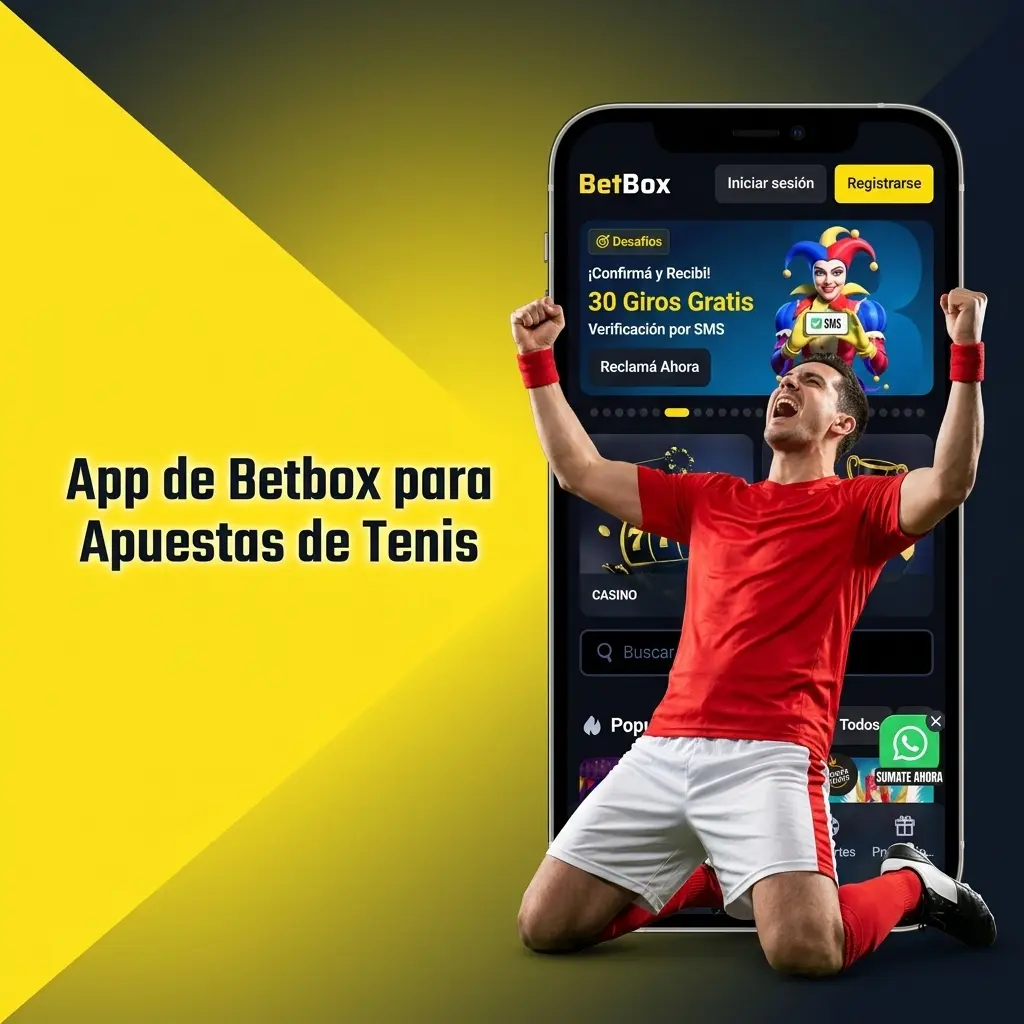App de Betbox para apuestas de tenis en Android e iOS con mercados en vivo y cuotas actualizadas
