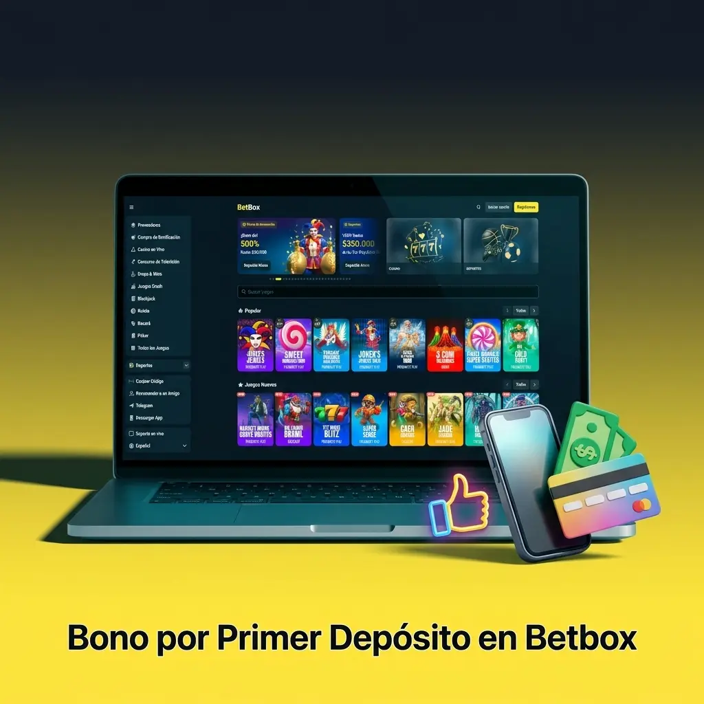 Bono de bienvenida Betbox: hasta ARS 2.500.000 y 75 giros gratis en los primeros 4 depósitos