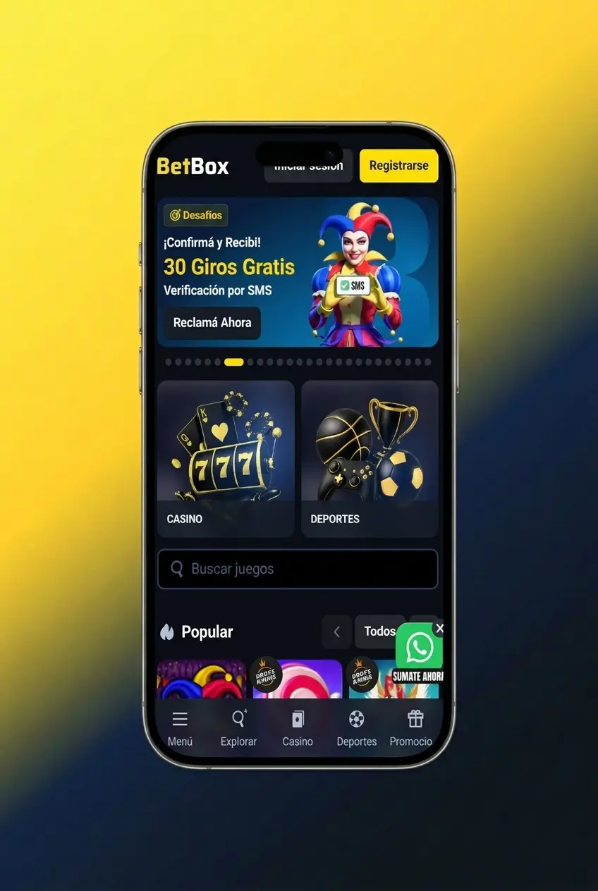 Pasos para reclamar el bono de registro en Betbox Argentina hasta ARS 2.500.000 y 75 giros gratis