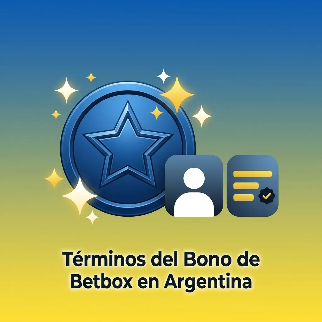 Términos del bono de bienvenida Betbox Argentina: hasta ARS 2.500.000, rollover 30x y validez 30 días.