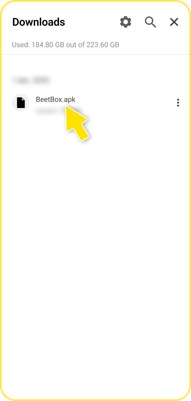 Abrí el archivo APK descargado desde la carpeta de descargas o la barra de notificaciones para BetBox Argentina.
