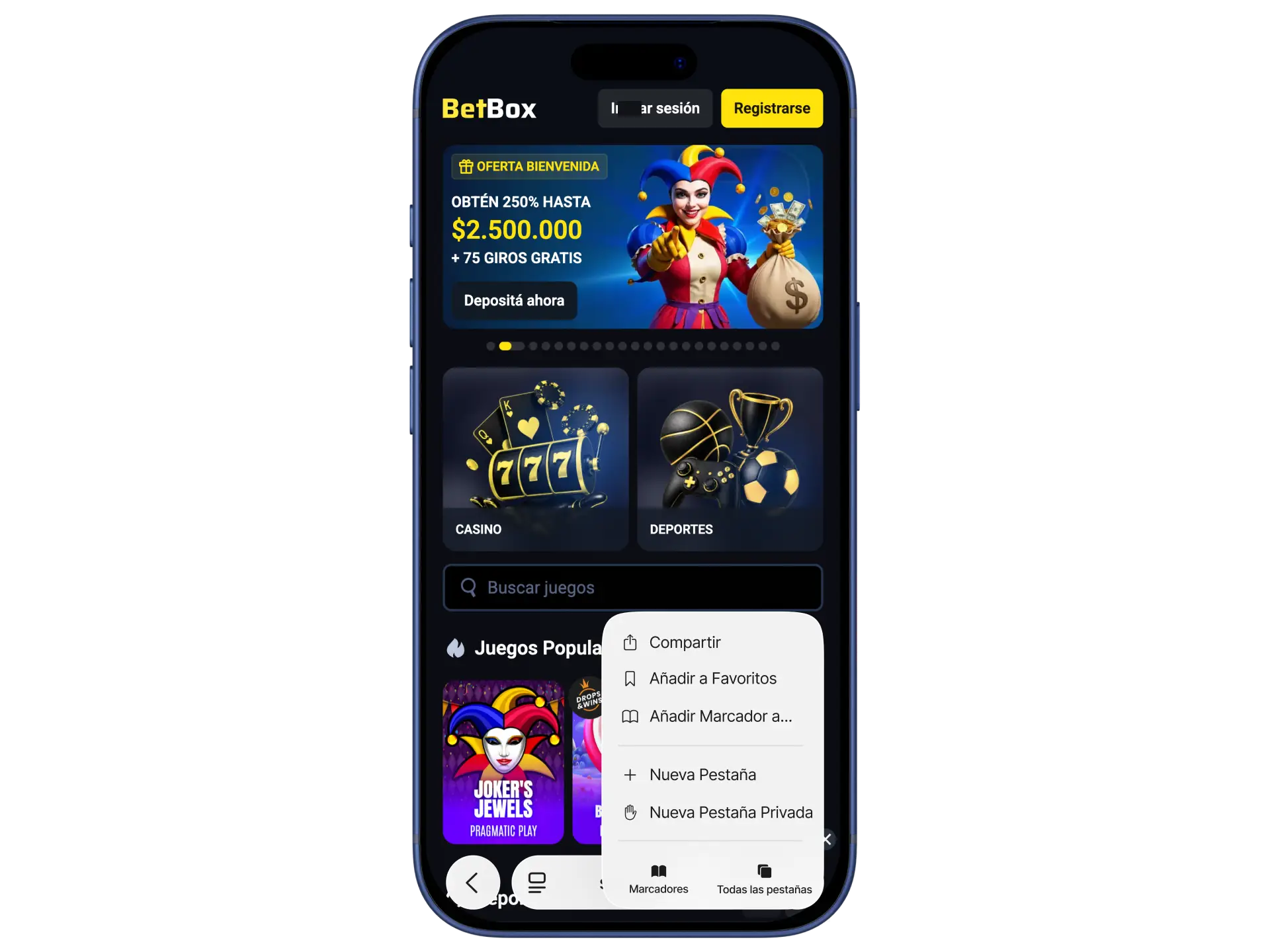 Mantené la aplicación en iOS actualizada a la última versión disponible para acceder a nuevos juegos y mejoras en BetBox Argentina.